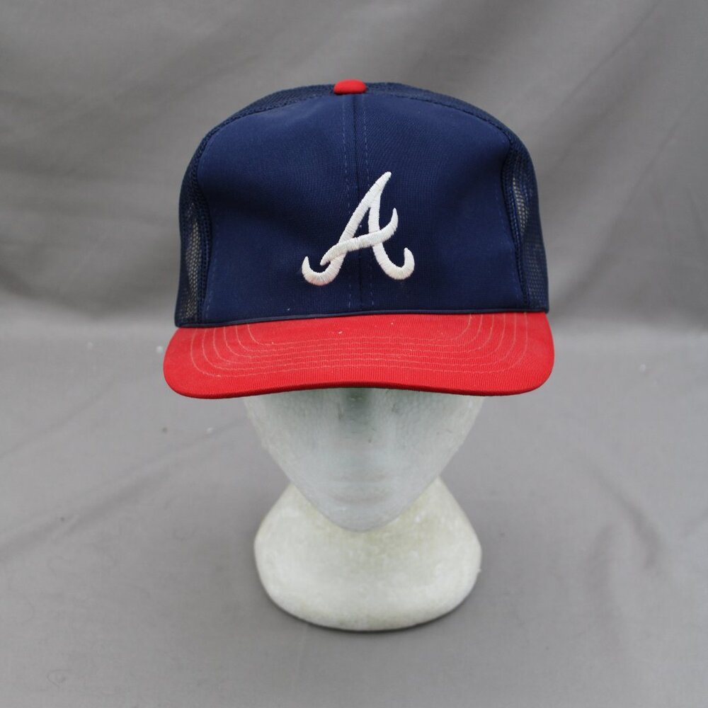 Atlanta Braves Hat (VTG) - Classic Trucker Sports Specialties - Adult Snapback